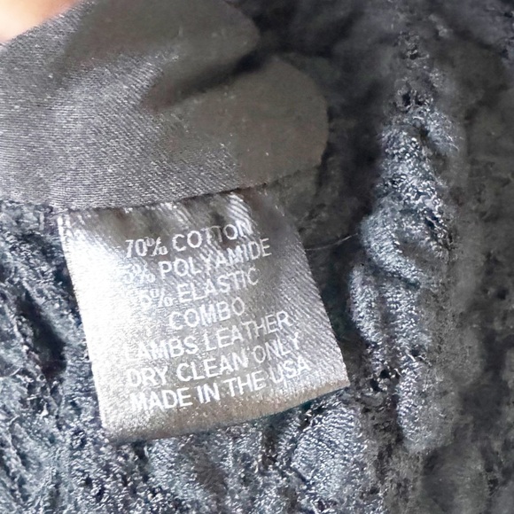 SEA New York Leather and Lace Black Dress - Picture 6 of 9